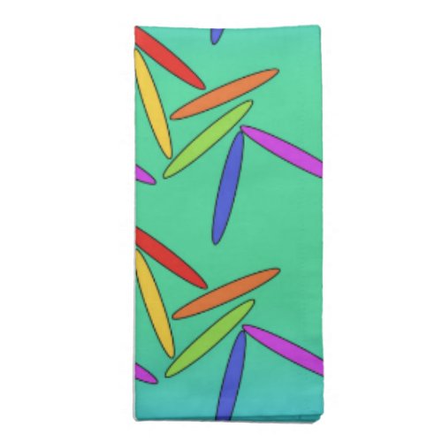 Abstract Rainbow Cloth Napkin