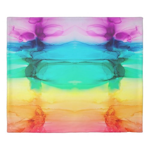 Abstract rainbow colorful background  wallpaper  duvet cover