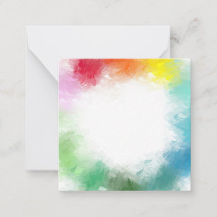 Abstract Rainbow Colors Elegant Trendy Template