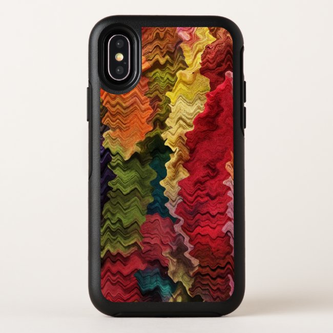 Abstract Rainbow Colors OtterBox iPhone X Case