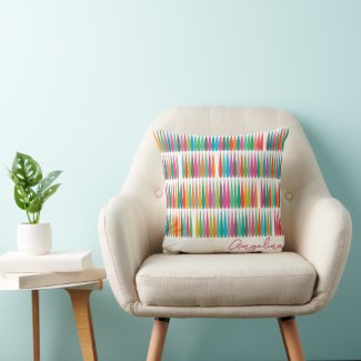Abstract rainbow drops pattern Custom Name