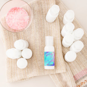 Abstract Rainbow Flowing Stripe Design Hand Lotion