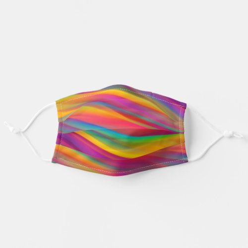 Abstract Rainbow Gradient Adult Cloth Face Mask