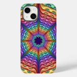 Abstract Rainbow Kaleidoscope Case-Mate iPhone 14 Case