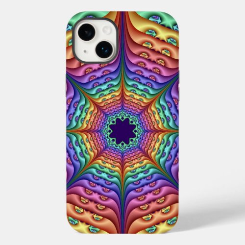 Abstract Rainbow Kaleidoscope Case_Mate iPhone 14 Plus Case