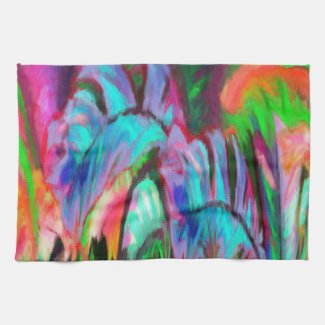 Abstract Rainbow Kitchen Towel