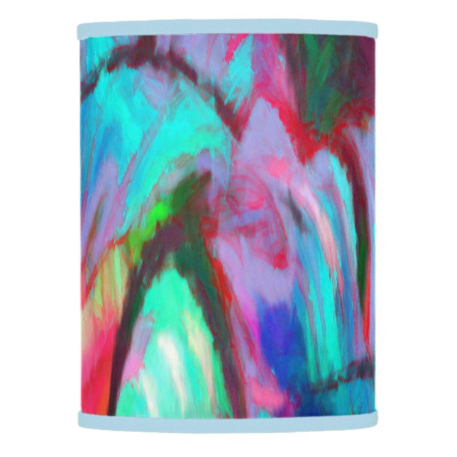 Abstract Rainbow Lamp Shade (Front)