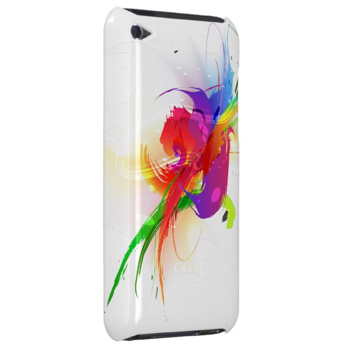 Abstract Rainbow Lorikeet Paint Splatters iPod Touch Covers