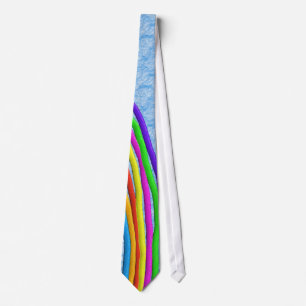 Abstract Rainbow Neck Tie