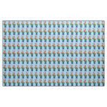 Abstract rainbow peace hand sign custom fabric