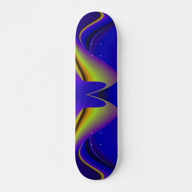 Abstract Rainbow Skateboard (Front)