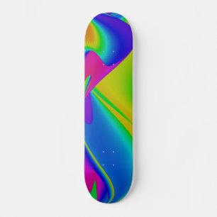 Abstract Rainbow Skateboard Deck