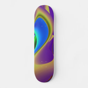 Abstract Rainbow Skateboard Deck