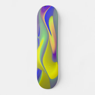 Abstract Rainbow Skateboard Deck