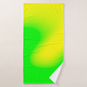 Abstract rainbow soft cloud background in pastel c bath towel