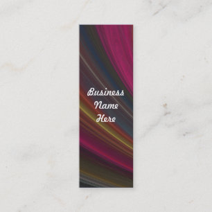 Abstract Rainbow Swirl Bookmark Business Cards