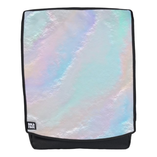 Abstract Rainbow Texture Backpack (Front)