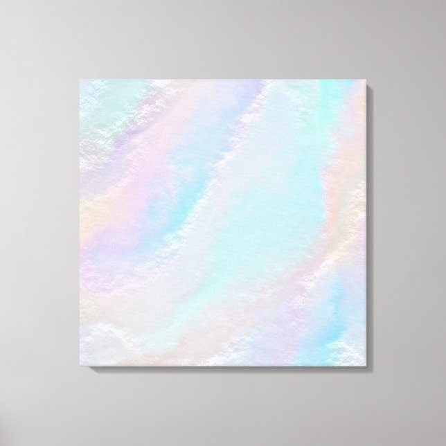 Abstract Rainbow Texture Canvas Print (Front)