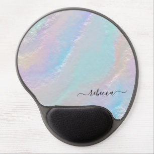Abstract Rainbow Texture Gel Mouse Pad
