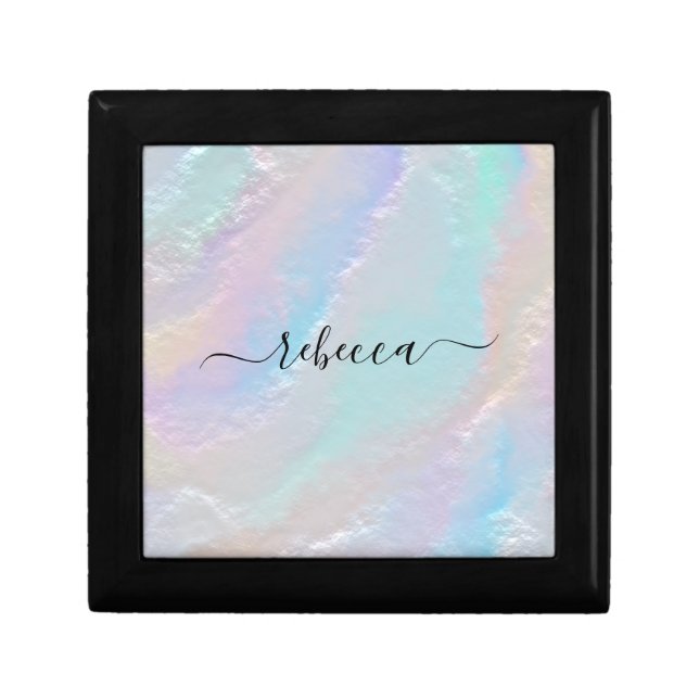 Abstract Rainbow Texture Gift Box (Front)