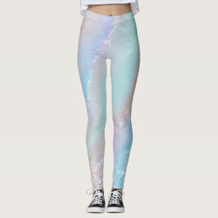 Abstract Rainbow Texture Leggings