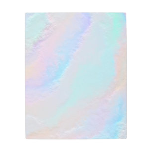Abstract Rainbow Texture Metal Print