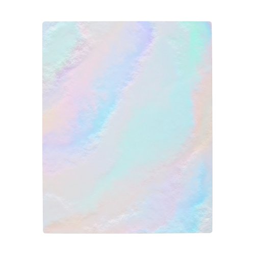 Abstract Rainbow Texture Metal Print