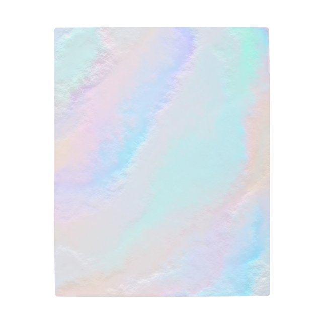 Abstract Rainbow Texture Metal Print (Front)