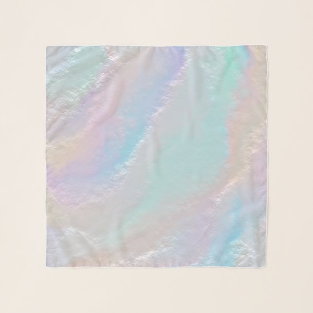 Abstract Rainbow Texture Scarf (Front)