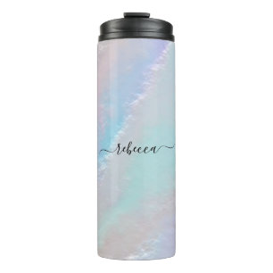 Abstract Rainbow Texture Thermal Tumbler