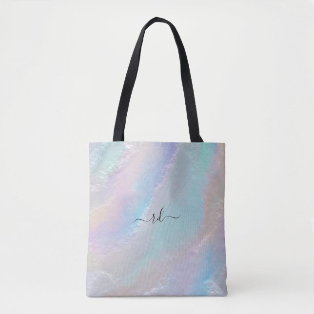 Abstract Rainbow Texture Tote Bag (Front)