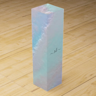 Abstract Rainbow Texture Wine Box