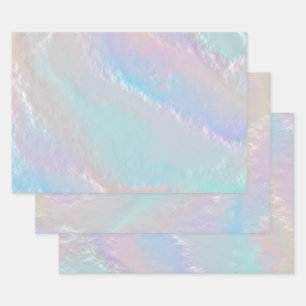 Abstract Rainbow Texture Wrapping Paper Sheets
