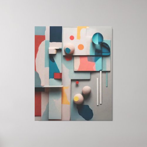 Abstract Realms Canvas Print