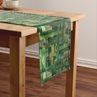 Abstract Rectangle Pattern Table Runner