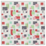 Abstract Rectangles and Lines Fabric