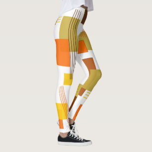 Abstract Rectangles and Lines  Leggings