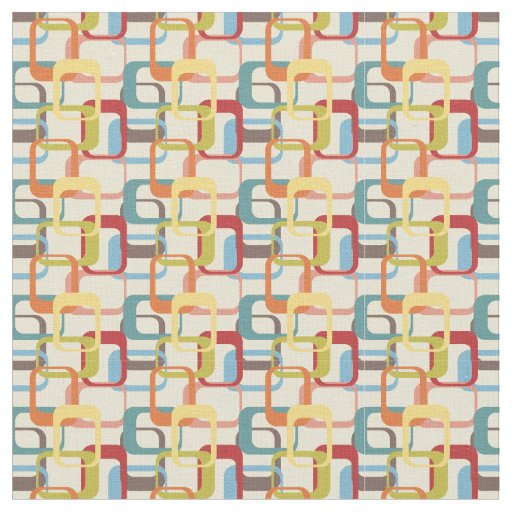 Abstract Rectangles  Fabric
