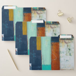 Abstract Rectangles File Folder