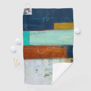 Abstract Rectangles Golf Towel
