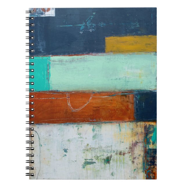 Abstract Rectangles Notebook (Front)