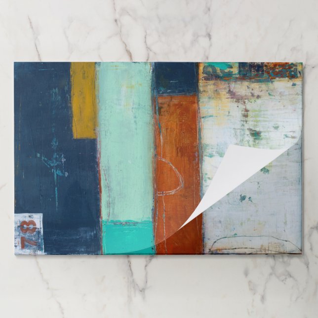 Abstract Rectangles Paper Pad (Folded)