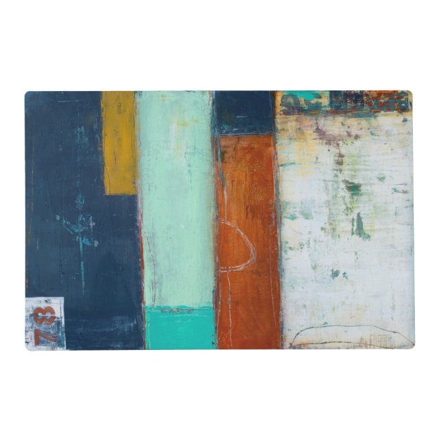 Abstract Rectangles Placemat (Front)