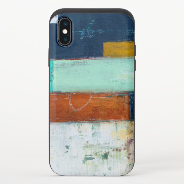 Abstract Rectangles Uncommon iPhone Case (Back)