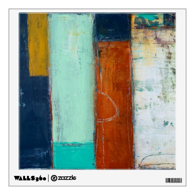 Abstract Rectangles Wall Decal (Front)