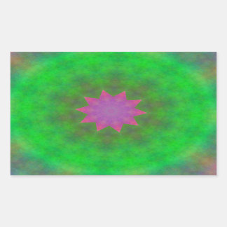 Abstract Rectangular Sticker