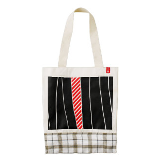 Abstract red and black zazzle HEART tote bag