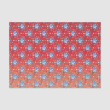 Abstract red and blue Christmas snowflakes