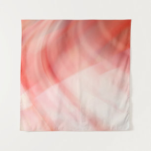 abstract red and pink background with white rings tapestry