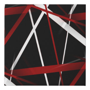 Red Black White Abstract Posters & Prints | Zazzle